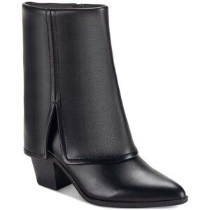 Sun + Stone Womens Cuffed Manmade Ankle Boots